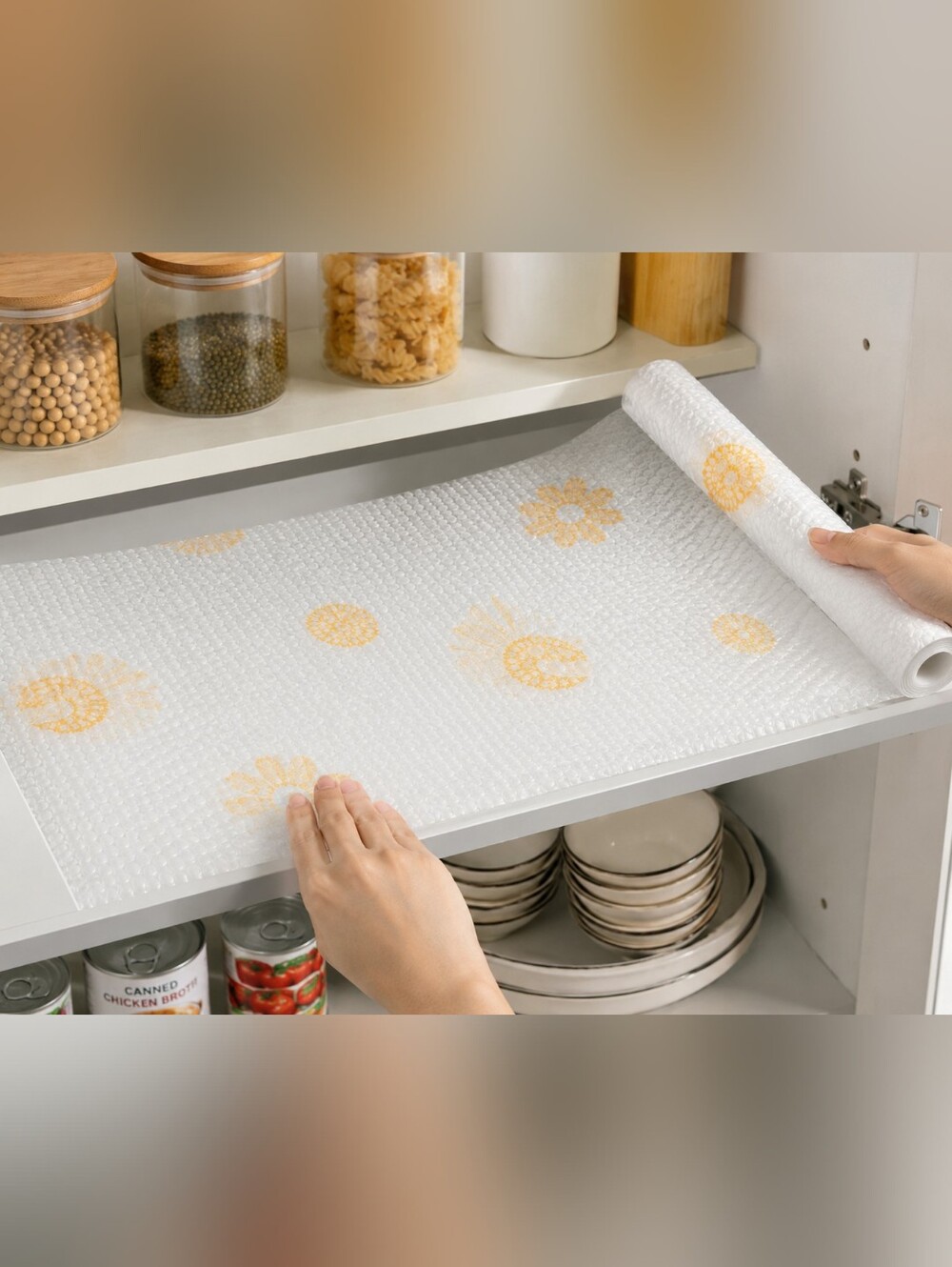 Xinhui Homes EVA Protective Shelf Drawer Liner Mat 30x100cm Cut to Fit Non Slip